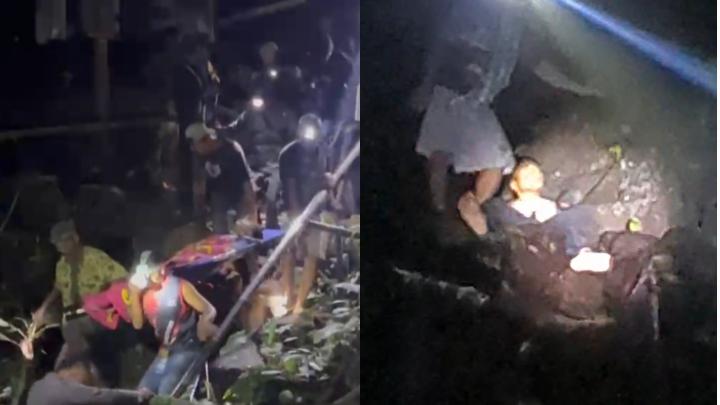 Dievakuasi dari Tebing 15 Meter, Remaja Hilang di Air Terjun 9 Putri Lampung Selatan Ditemukan Selamat