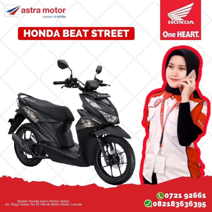 Honda BeAT Street eSP Warna Black Tampilannya Keren