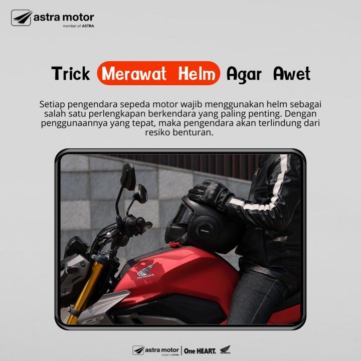 Trick Merawat Helm Agar Awet