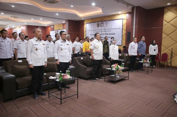 Pelatihan Peningkatan Kapasitas Aparatur Pemdes, Gubernur Arinal Dorong Majukan Desa Dengan Ide Kreatif Menuju Desa Maju Berjaya 