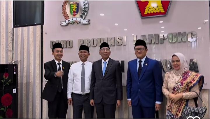 Fraksi Gerindra DPRD Lampung Sambut Kedatangan Gubernur