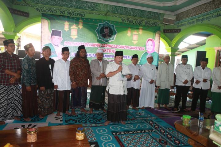Jaringan Santri Sumatera Gelar Deklarasi Dukung Ganjar Pranowo Presiden 2024