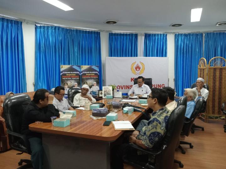 KONI Lampung Bentuk Panitia Sarpras dan Api PON, Matangkan Persiapan Tuan Rumah PON 2032