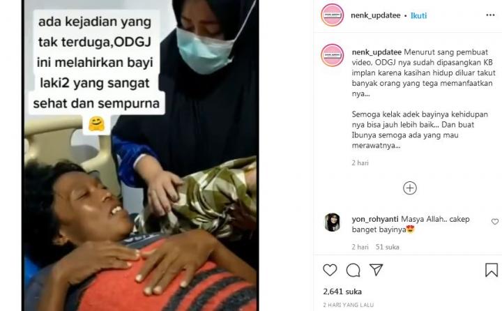 ODGJ Melahirkan, Saat Ditanya Siapa Ayahnya Jawabnya Menyedihkan