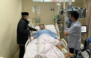 Zulkifli Hasan Jenguk Abraham Lunggana, Berbisik ia Ucapkan Terimaksih
