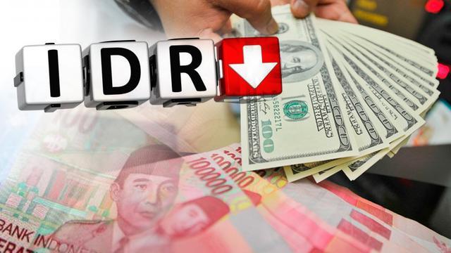 Nilai Rupiah Semakin Melemah menjadi  Rp14.262 per Dolar AS