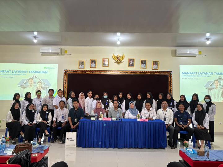 Sambangi Perusahaan Binaan, BPJS Ketenagakerjaan Lampung Tengah Sosialisasikan Aplikasi JMO dan Manfaat MLT