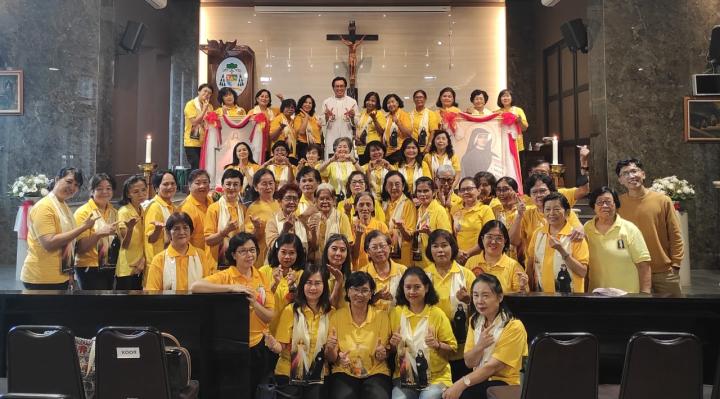 Semangat Komunitas Kerasulan Kerahiman Ilahi Santa Faustina Keuskupan Tanjungkarang pada Jam Kerahiman Nasional