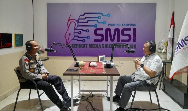 Inspiratif ! Ngopi Santai SMSI Menyapa Bercerita Masa Kecil, Brimob Polda Lampung : Sudah Terbiasa Disiplin