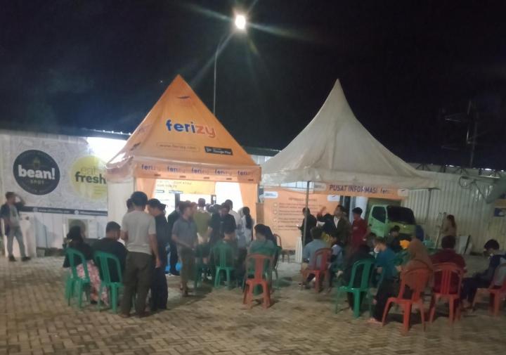 Gerai-gerai Ferizy Mulai Di penuhi Pemudik Arus Balik, Berikut Langkah Pembelian Tiket 