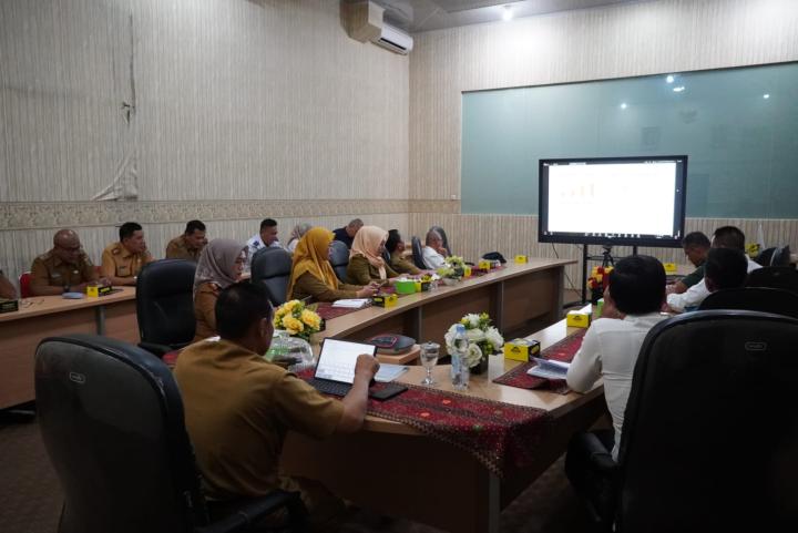 Pemprov Lampung Ikuti Rakor Pengendalian Inflasi Daerah  