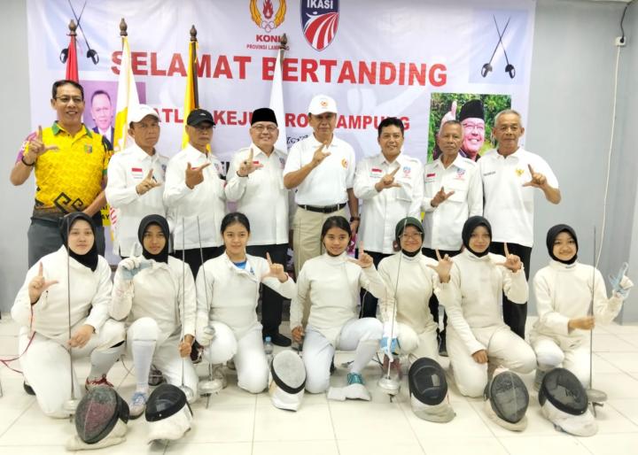 Kejurprov Anggar Lampung 2026 Digelar, 55 Atlet Berebut Tiket ke PON Beladiri Manado