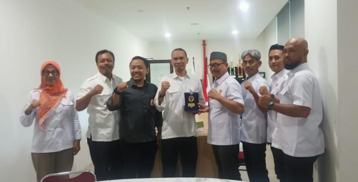 KONI Lampung Bahas PON 2032 dan Dukungan Fasilitas Olahraga di Kemenpora RI