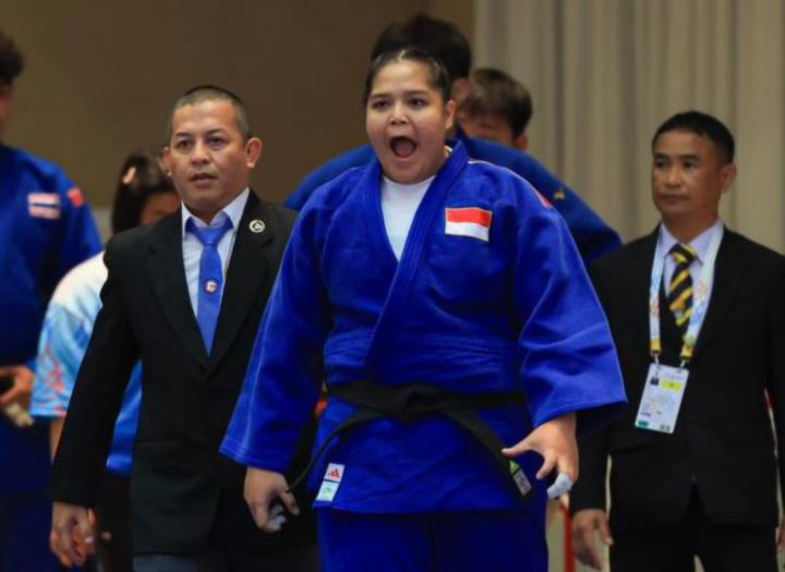Atlet Judo Lampung Indah Permata Sari Lolos Pendidikan Perwira TNI, Target Asian Games 2026 Tetap Jalan