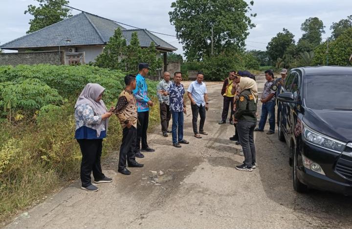 Belasan Tahun Tak Tersentuh, Jalan Komering Agung Akhirnya Ditinjau Pemkab Lampung Tengah