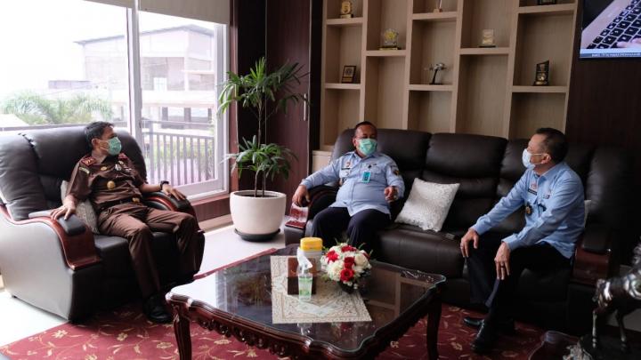 Kejati Lampung Terima Kunjungan PLT. Kakanwil Kemenkumham Lampung