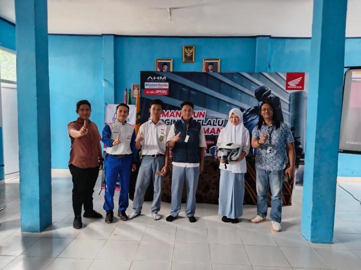 TDM Bersama Jasa Raharja dan Polres Pekalongan Gelar Edukasi Safety Riding untuk Pelajar Muhammadiyah Trimurjo