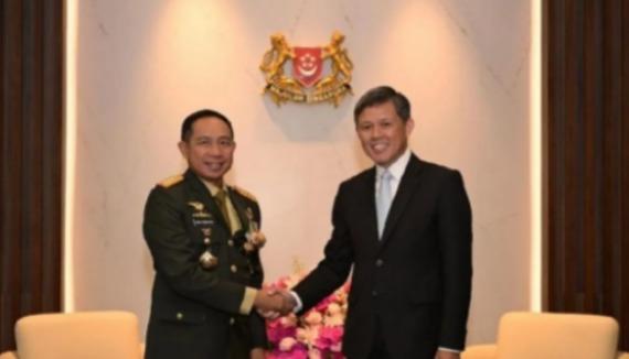 TNI bangun kerja sama bidang pertahanan dengan militer Singapura