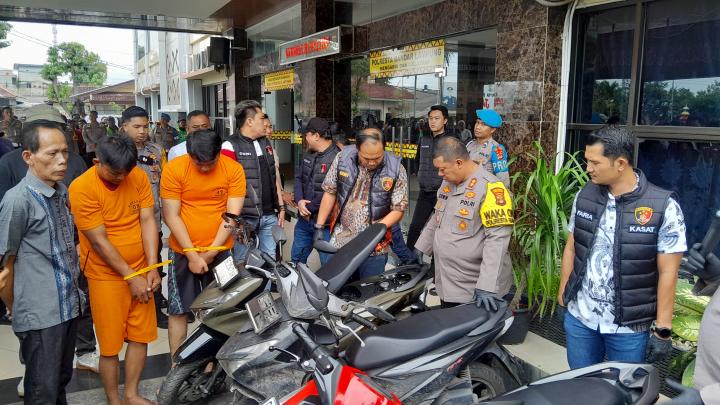 Jadi Penadah Motor Curian, Dua Satpam Indogrosir Diciduk Polisi