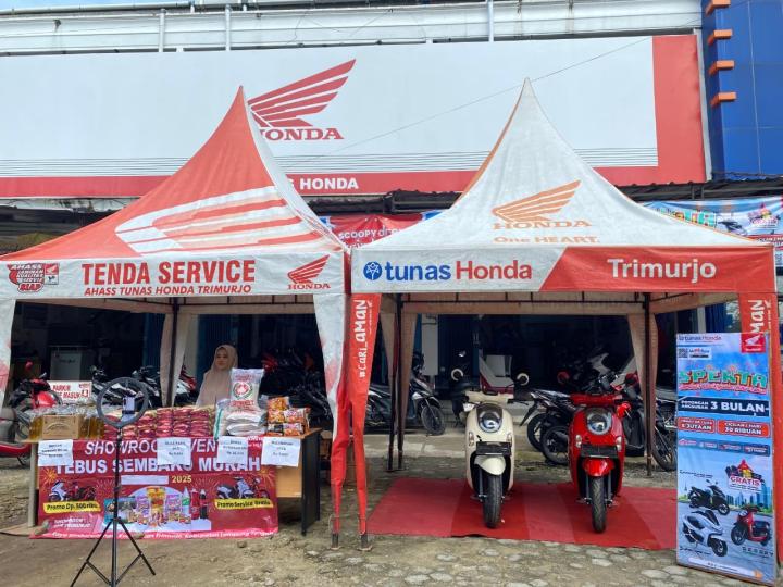 Tunas Honda Trimurjo Gelar Promo Servis dan Tebus Sembako Murah untuk Masyarakat