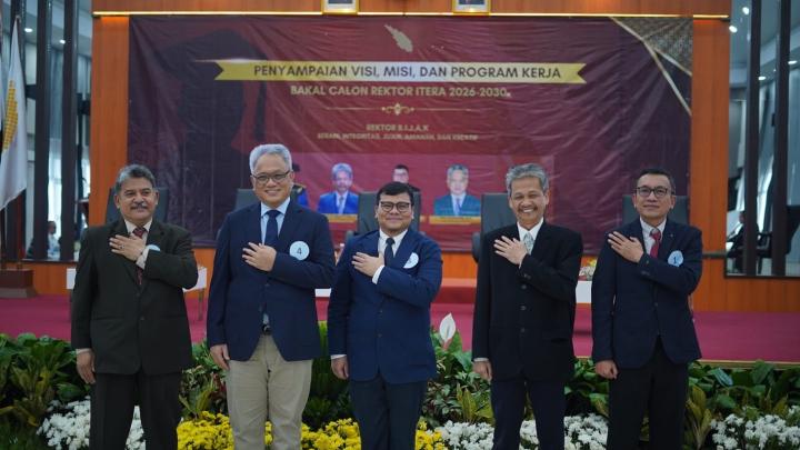 Lima Bakal Calon Rektor Itera Paparkan Visi Misi, Menuju Kampus Mandiri dan Berdaya Saing Global 