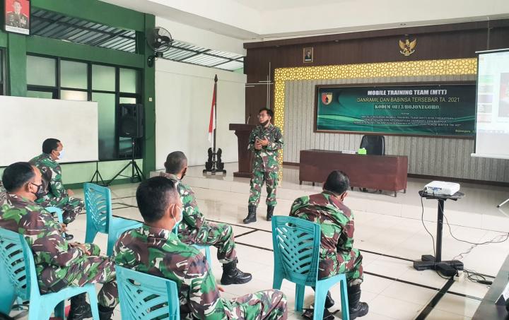 Mobile Training Team Binter Kodim, Tingkatkan Kemampuan Apkowil di Bojonegoro