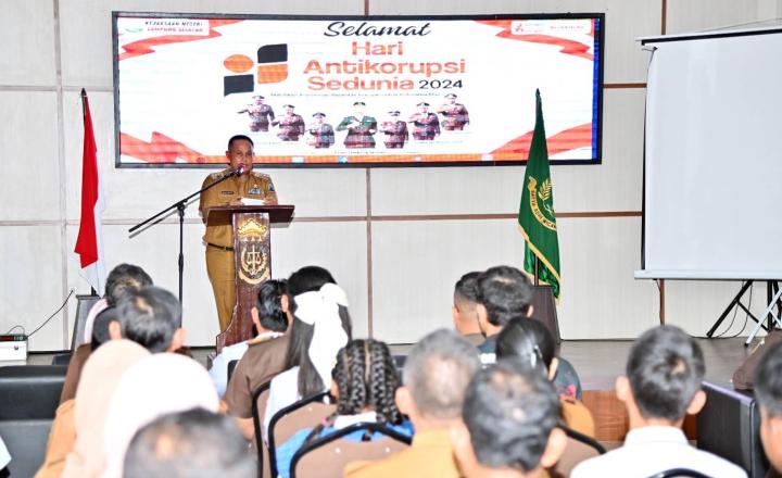 Hari Anti Korupsi Sedunia 2024, Bupati Nanang Tekankan Pentingnya Edukasi Anti Korupsi Sejak Dini