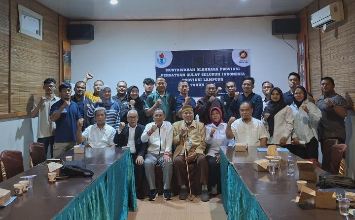 Maktub Djais Kembali Nahkodai PGSI Lampung, Bidik Lima Besar Nasional di PON 2032