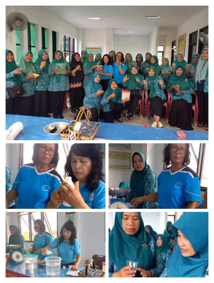 Semangat Wanita Katolik DPC Tanjungkarang  Sosialisasikan Projuice dan  Biowash 