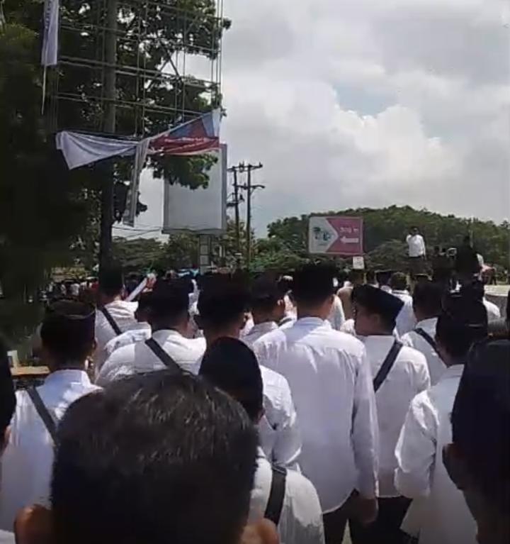 Santri Lampung Geruduk Polda, Protes Tayangan Trans7 yang Dinilai Hina Pesantren dan Kiai
