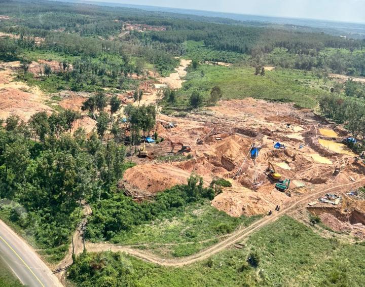 315 Mesin Tambang Ilegal di Way Kanan Produksi 1,5 Kg Emas per Hari. Kerugian Capai Rp1,3 Triliun