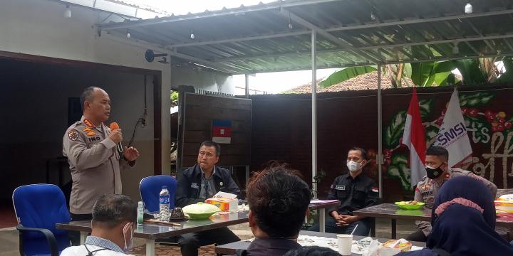 Tambah Maju, SMSI Lampung Apresiasi Program Andalan Kapolresta Bandar Lampung