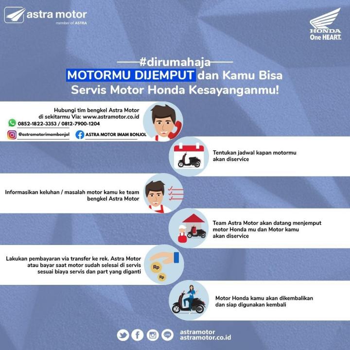 Astra Motor Imam Bonjol Berikan Layanan Khusus Untuk Ganti Oli