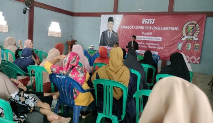 Solihin Serap Aspirasi, Warga Pujodadi Pringsewu Minta Perbaikan Drainase dan Jalan Lingkungan