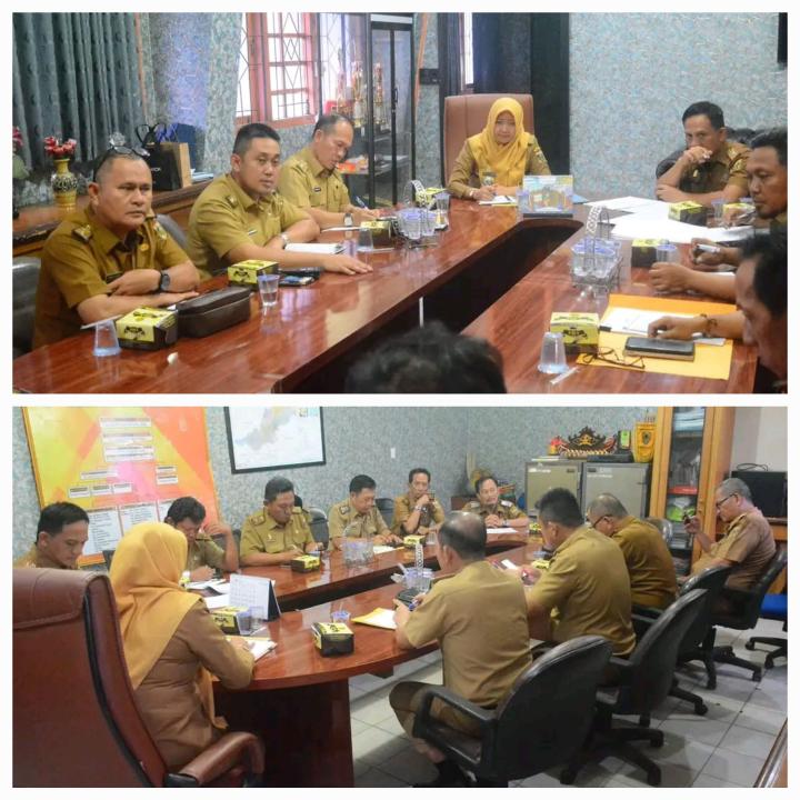 Lampung Tengah Susun Draf Pembentukan UPTD Dispora, Plt. Asisten Candra Puasati Pimpin Rakor