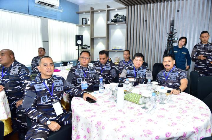 Perkuat Pertahanan Informasi, Kadispen Kodaeral IV Ikuti Rakernispen TNI AL 2026