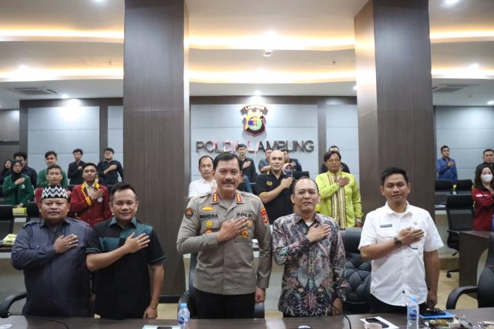 Jelang Pemilu 2024, Polda Lampung Ikut Serta Dalam Dialog Publik