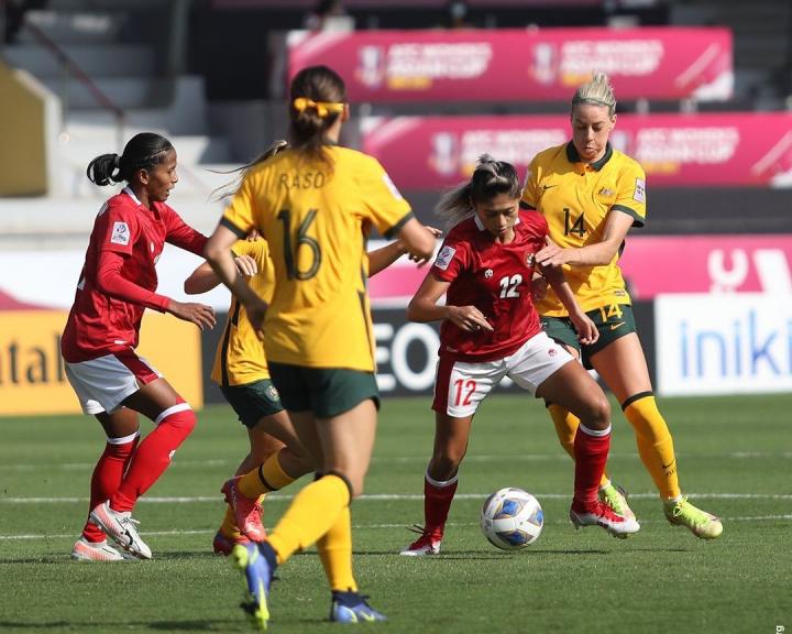Timnas Putri Indonesia Dibantai Australia 18-0, Netizen: Gak Papa Kalah Tipis