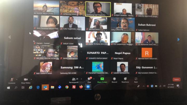 PB.PERKEMI ( Persaudaraan Shorinji Kempo Indonesia ) Laksanakan Rapat Virtual bersama  Sekretaris Umum Seluruh Indonesia