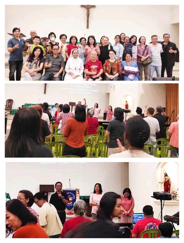 Suster Maria Imakulata, N. ALMA Pembicara di Praise and Worship PDPKK St Lucia 