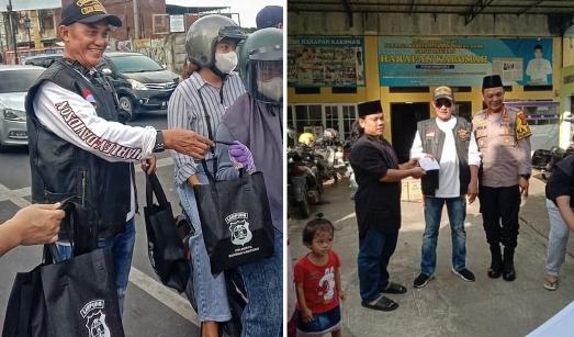 HDCI Pengda Lampung Bersama Polresta Balam Berbagi Santunan dan Takjil dalam Safari Ramadhan 2024