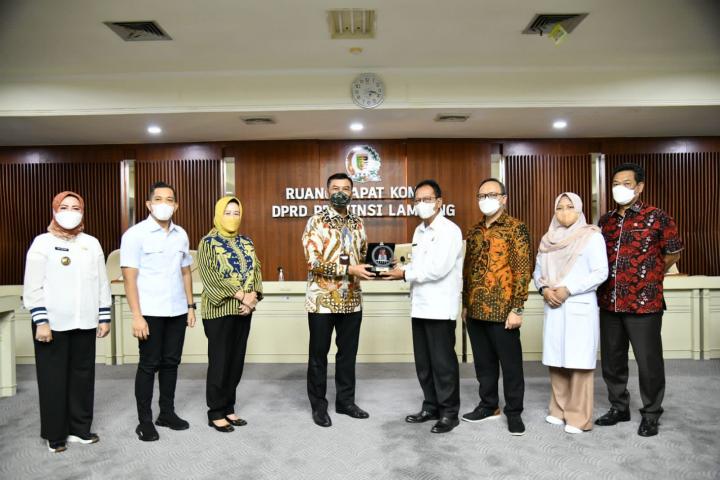 Ketua DPRD Lampung Menerima Kunjungan Kerja Komisi Pemberantasan Korupsi (KPK) RI