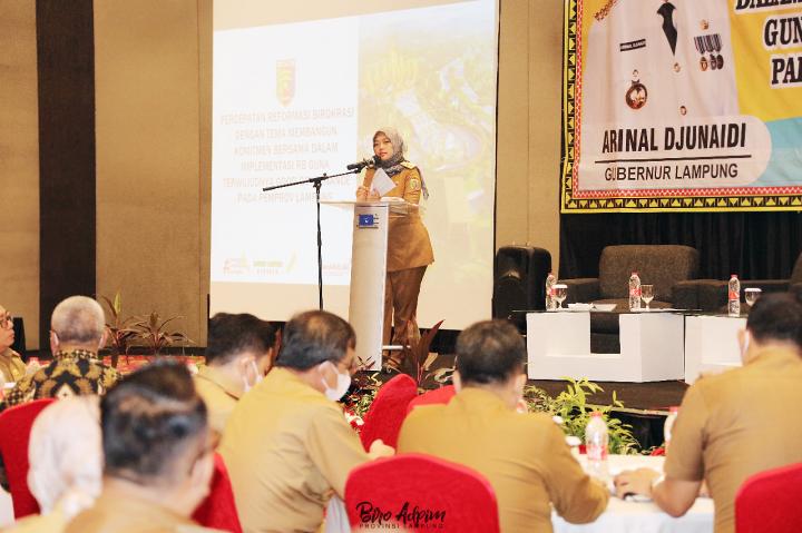 Wagub Chusnunia Buka Rakor Reformasi Birokrasi, Hadirkan Pemateri dari Komite Pengarah Reformasi Birokrasi Nasional 