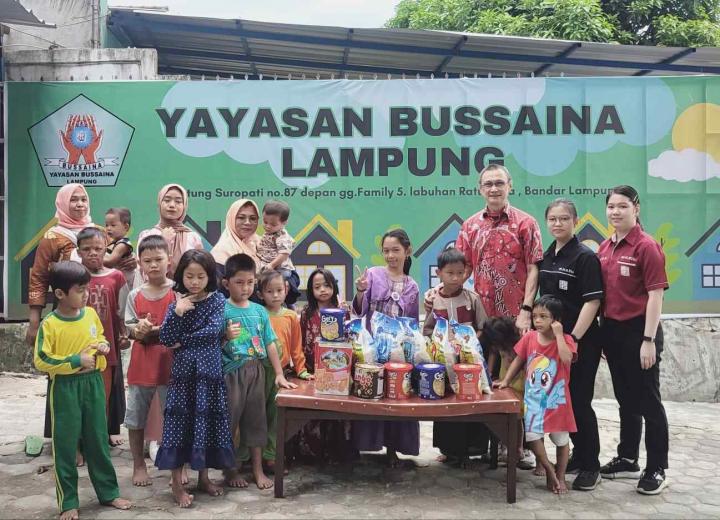 PSMTI Lampung Bersama Lembaga Pendidikan Hanyuan Chinese Learning Center Berbagi Kasih Untuk Anak-anakÂ 
