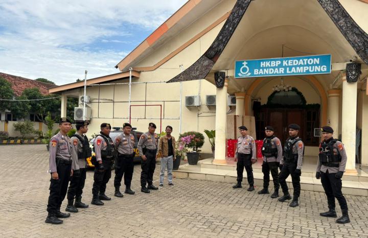Jaga Kondusivitas Paskah, Polresta Bandar Lampung Siagakan 302 Personel