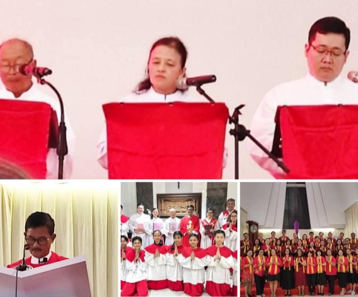 Ratusan Umat Katolik Hadiri Ibadat Jumat Agung di Katedral Kristus Raja, Diajak Menjadi Garam dan Terang