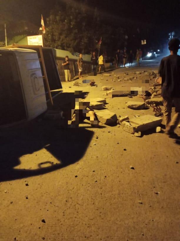 Rem Blong, Truk Terguling di Tikungan Tebing Breksi, 6 Meninggal 5 Cedera