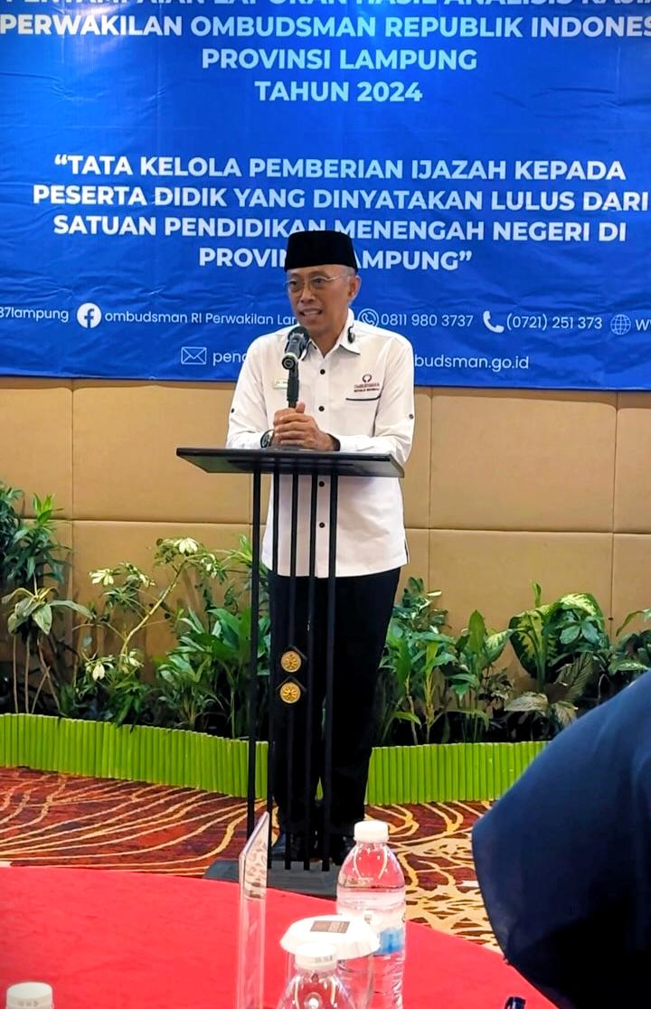 Temukan 15.664 Ijazah Peserta Didik Menengah Negeri di Lampung, Ini Rekom Ombudsman