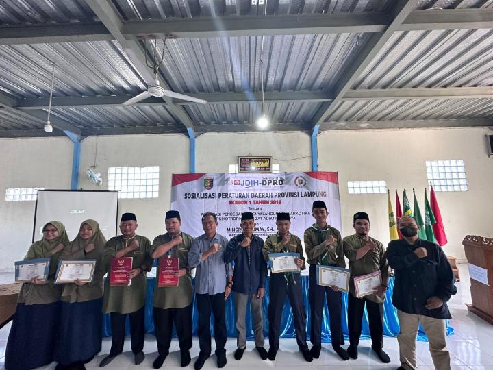 Ketua DPRD Lampung Mingrum Gumay Gelar Sosialisasi Peraturan Daerah (Sosperda) di SMA Muhammadiyah Bording School