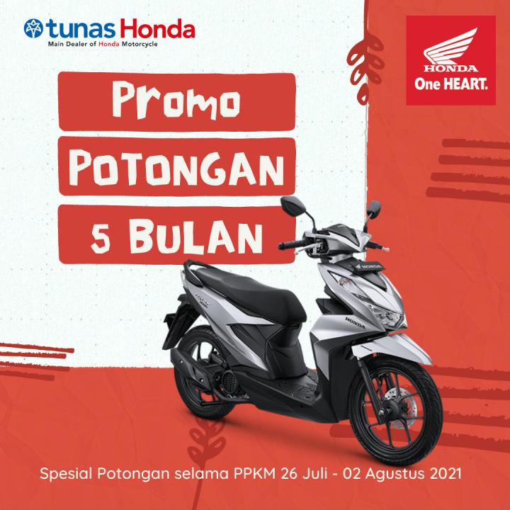 Promo PPKM Honda Tulang Bawang Potongan Hingga 5 Bulan